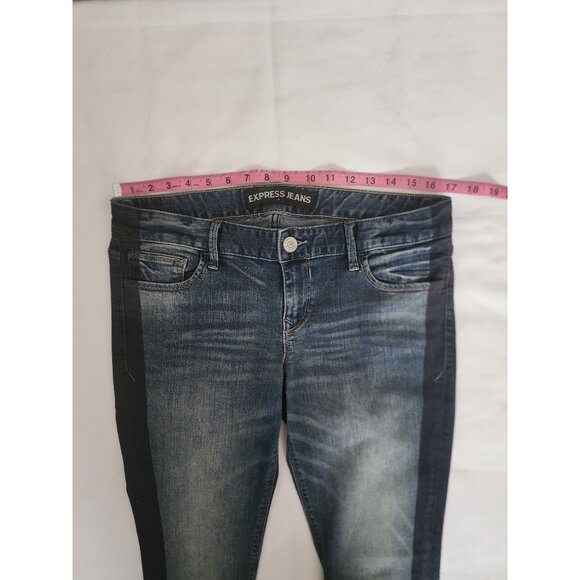 Express Jeans Women's STELA Low-Rise Cropped Skinny Jeans Size 8 - Picture 9 of 12